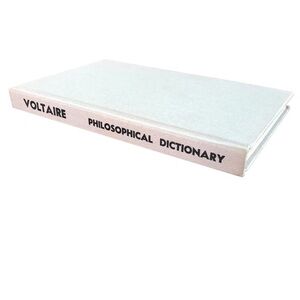 VOLTAIRE PHILOSOPHICAL DICTIONARY - 1961 Hardback Book Vintage Philosophy